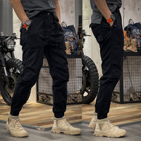Marc | Elastische Cargo-Hose in Schwarz