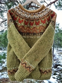 LOPAPEYSA | ELEGANTER STRICKSTIL in Grün