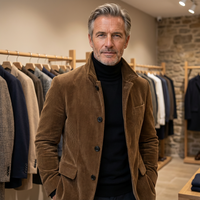 Livia | Stilvolle taillierte Herrenjacke elegant in Hellbraun