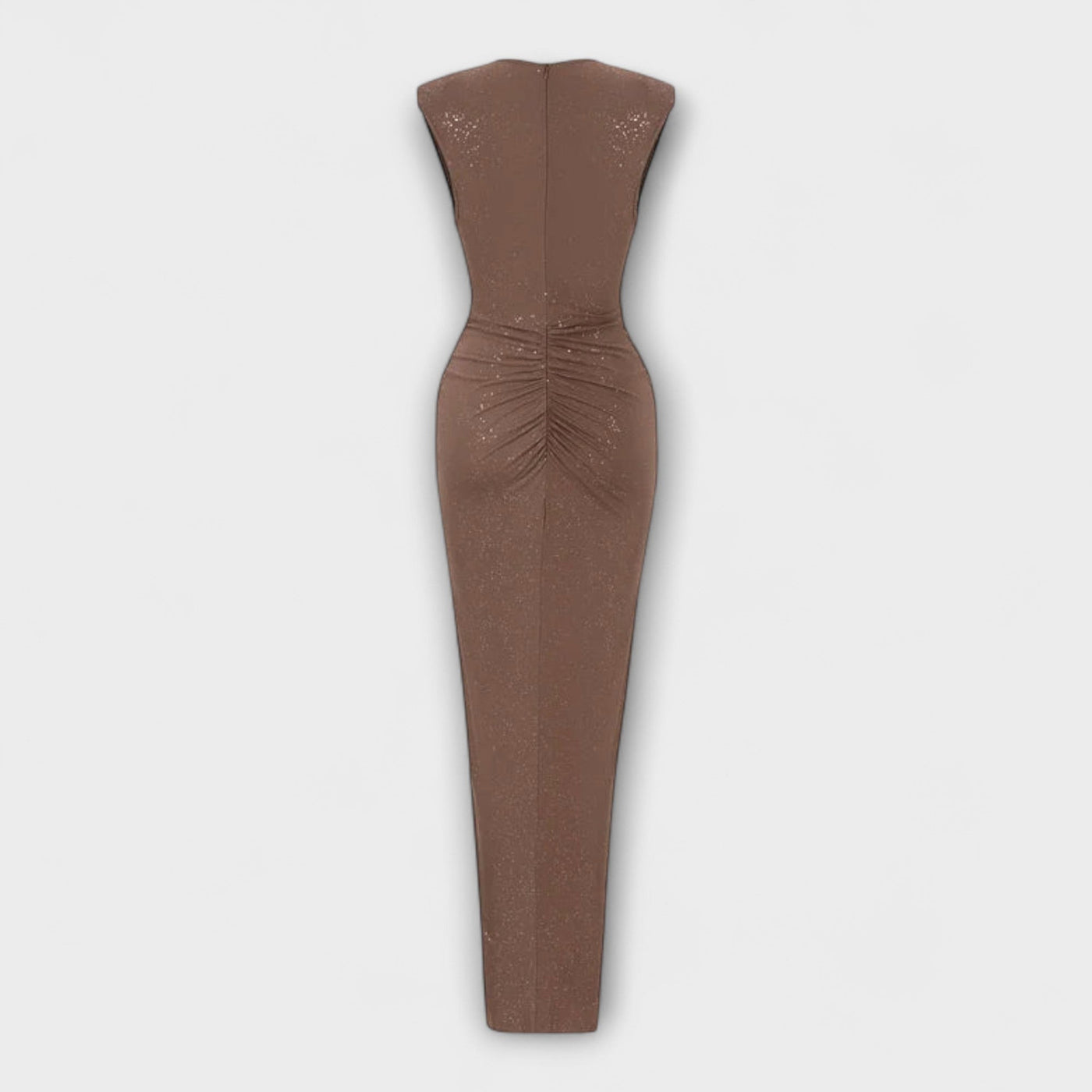 "Thea - Maxikleid mit tiefem V-Ausschnitt" could be rewritten as "Thea - Elegantes Maxikleid mit verführerischem V-Ausschnitt".