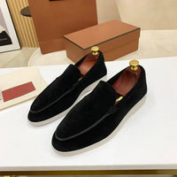 Fabian | Herren geschlossene Loafer flache Sohle in SCHWARZ