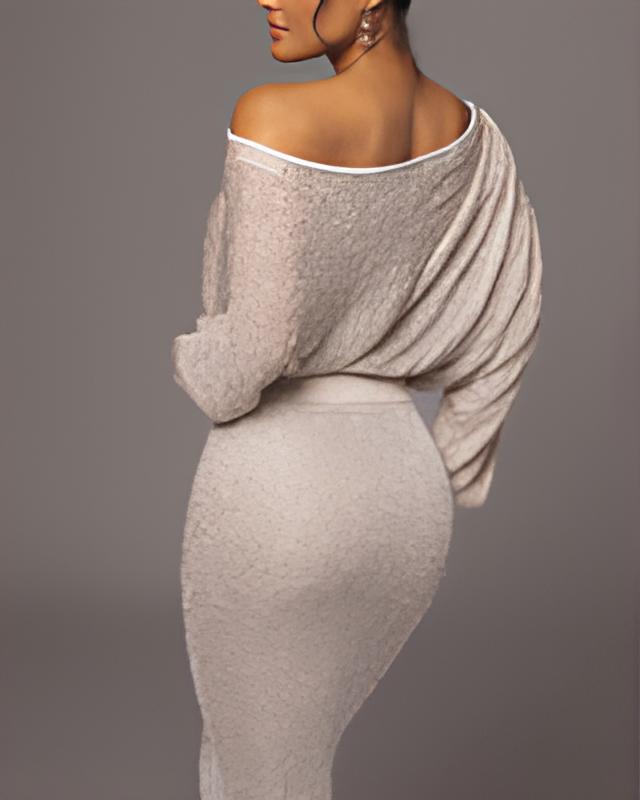 Verführerisches Off-Shoulder Cocktailkleid für besondere Anlässe