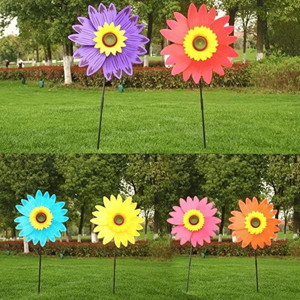 Suncharm™ Bunter Sonnenblumen-Windmühle