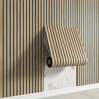 3D Selbstklebende Wandpaneele mit realistischer Holzoptik - Wallvera in Khaki