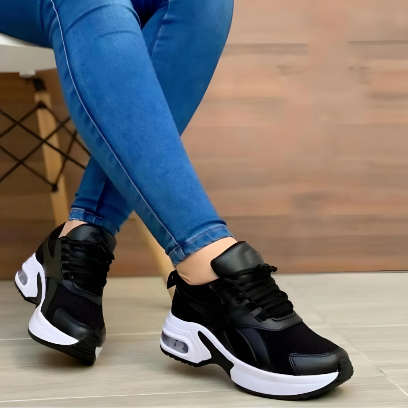 Benigna | Fitness Sportschuhe Damen | Schwarz