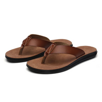Voltair | Herren Flip Flops | Bequeme in Dunkelbraun