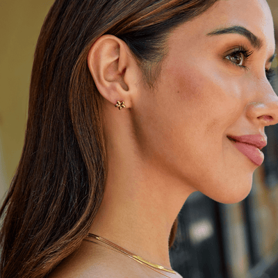 Blumenballon Ohrstecker