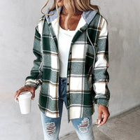 Franziska | Damen Bequeme Warme Outdoor Jacke in Grün