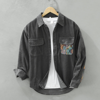 Ashton | Freizeithemd Herren | Langarm in Grau
