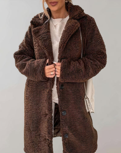 Gemütliche und bequeme dicke Jacke für Frauen - Gustava