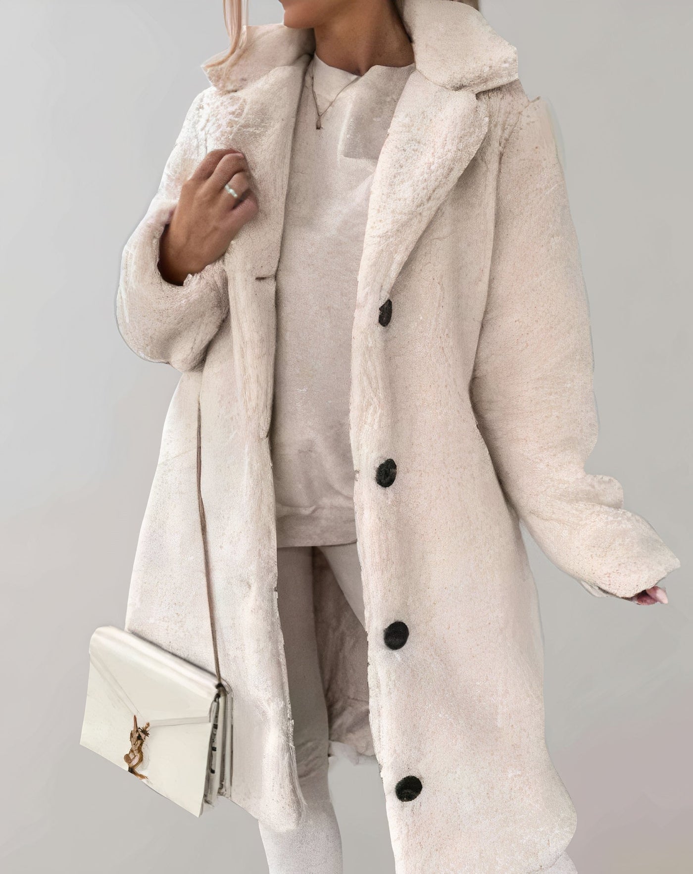 Gemütliche und bequeme dicke Jacke für Frauen - Gustava