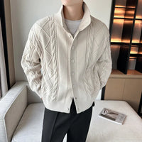 Gemütliche Strickjacke für Männer - Harrison in Beige