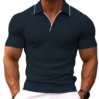 Rustyn | Golf Poloshirt Herren | Kurzarm in Dunkelblau