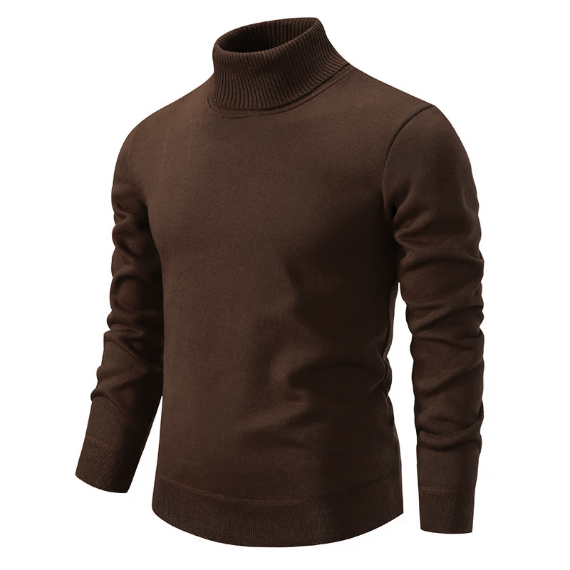 Dylan | Rollkragenpullover Herren Schwarz | Warm Pullover