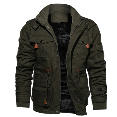 Herren Winterjacke | Utility Design Mit Warmem Innenfutter