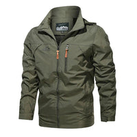 Elegante Windbreaker-Jacke für Männer - Hedrick in Grün