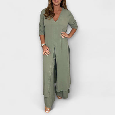 3-teiliges stilvolles Damen-Co-Ord-Set