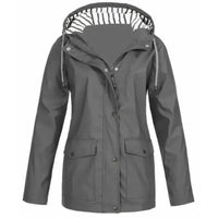 Virginia - Wasser und winddichte Jacke in Grau