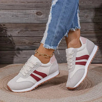 Harla | Retro Freizeit Sneaker in Rot