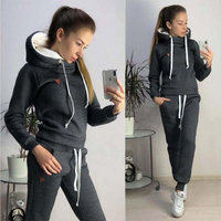 Ashley | Hausanzug Damen | Warmer in Schwarz