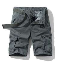 Elrick | Herren Cargo Kurze Hosen | Bequem in Grau