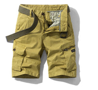 Elrick | Herren Cargo Kurze Hosen | Bequem in Khaki