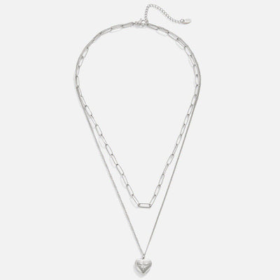 Herz & Büroklammer Halskette