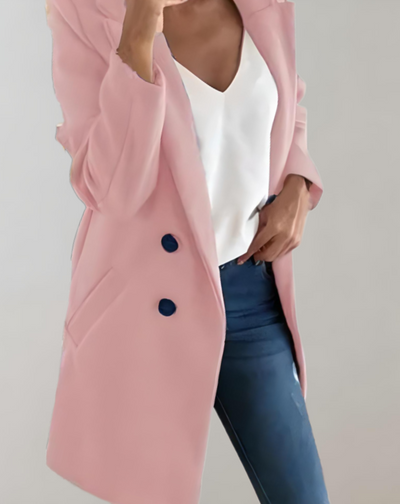 Heide -  Gut sitzende lange Manteljacke