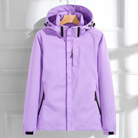Heidi | Verstellbare Regenjacke in Lila
