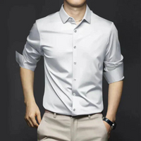 Steven | Hemd Herren Slim Fit | Langarm in Weiß