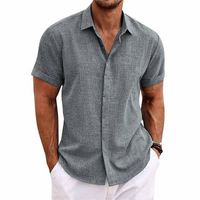 Sigmund | Hemd Herren Kurzarm | Sommer in Grau