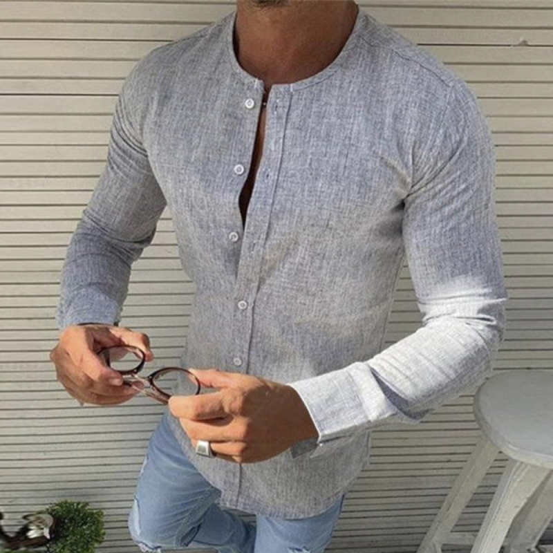 Rampaul | Hemd Herren Slim Fit | Langarm