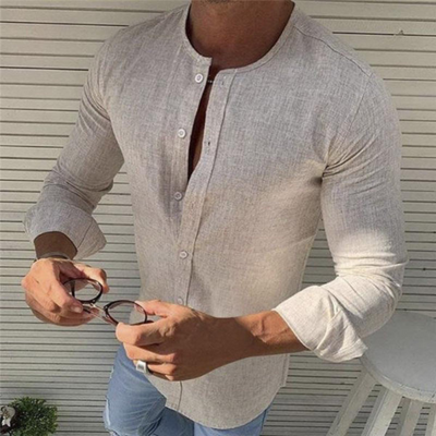 Rampaul | Hemd Herren Slim Fit | Langarm