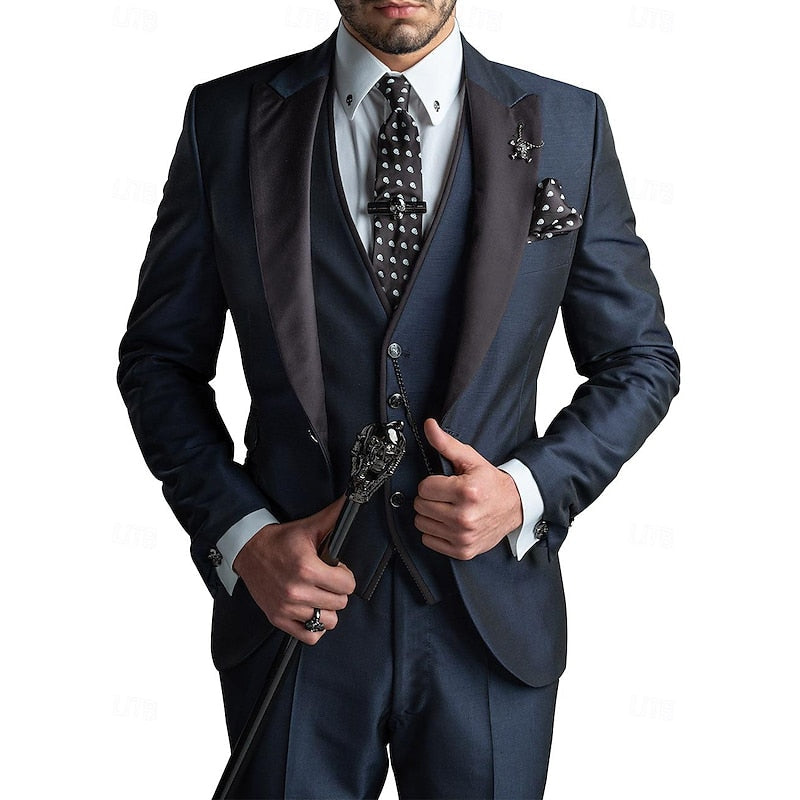 Delfin | Herren Anzug Komplett Set | Hochzeit Outfit