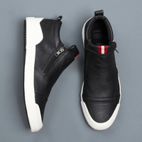 Theoderic | Herren Bequem Schuhe | Schwarze in Weiß