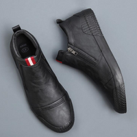Theoderic | Herren Bequem Schuhe | Schwarze in Schwarz
