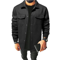 Tristan | Herren Bequeme Jacke | Leichte in Schwarz