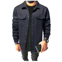 Tristan | Herren Bequeme Jacke | Leichte in Blau