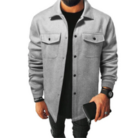 Tristan | Herren Bequeme Jacke | Leichte in Grau