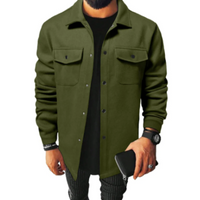 Tristan | Herren Bequeme Jacke | Leichte in Oliv Grün