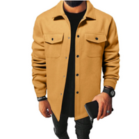 Tristan | Herren Bequeme Jacke | Leichte in Dunkel Beige