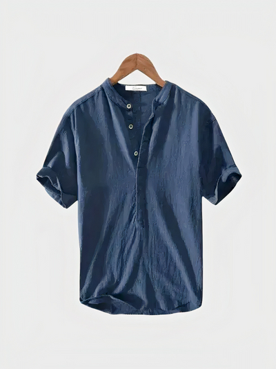 Herren bequemes Urlaubshemd | Kurzarm