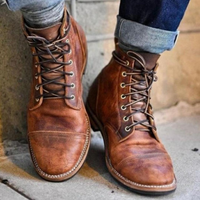 Abelard | Herren Braun Stiefeletten | Boots in Caramel