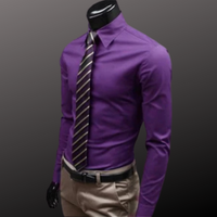 Friedrich | Herren Business Hemd | Langarm in Lila