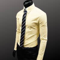 Friedrich | Herren Business Hemd | Langarm in Gelb