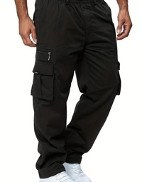 Hartmut | Herren Cargo Hose | Schwarz in Schwarz