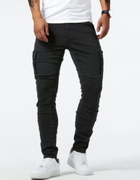 Irwin | Herren Cargo Hose | Stretch in Schwarz