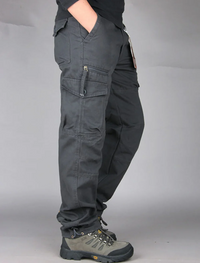 Alfred | Herren Cargo Hosen | Wander Hosen in Grau
