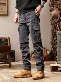 Adrian | Herren Cargo Hosen | Outdoor in Grau