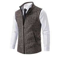 Herren Casual Warm Strickweste - Alden in Khaki